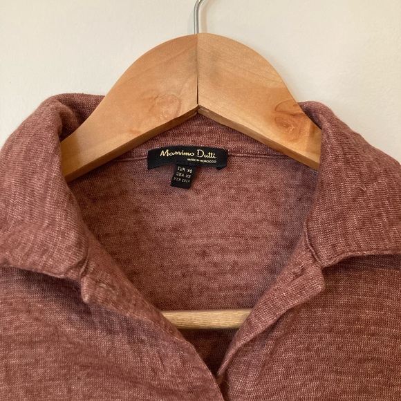 Massimo Dutti 100% linen polo - Picture 3 of 4